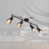 Lámparas Globo Lighting Satella Plafones, Spot techo, Apliques, Spot de pared Negro, 4 luces