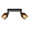 Lámparas Globo Lighting Satella Plafones, Spot techo, Apliques, Spot de pared Cromo, Negro, 2 luces