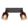 Lámparas Globo Lighting Satella Plafones, Spot techo, Apliques, Spot de pared Cromo, Negro, 2 luces