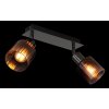 Lámparas Globo Lighting Satella Plafones, Spot techo, Apliques, Spot de pared Cromo, Negro, 2 luces