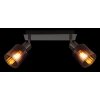 Lámparas Globo Lighting Satella Plafones, Spot techo, Apliques, Spot de pared Cromo, Negro, 2 luces