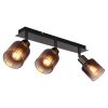 Lámparas Globo Lighting Satella Plafones, Spot techo, Apliques, Spot de pared Cromo, Negro, 3 luces