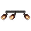 Lámparas Globo Lighting Satella Plafones, Spot techo, Apliques, Spot de pared Cromo, Negro, 3 luces