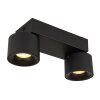 Lámparas Globo Lighting Rae Plafones LED Negro, 2 luces