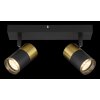 Lámparas Globo Lighting Brisbon Plafones, Spot techo, Apliques, Spot de pared Negro, 2 luces