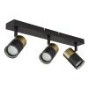 Lámparas Globo Lighting Brisbon Plafones, Spot techo, Apliques, Spot de pared Negro, 3 luces