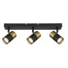 Lámparas Globo Lighting Brisbon Plafones, Spot techo, Apliques, Spot de pared Negro, 3 luces