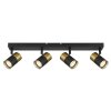 Lámparas Globo Lighting Brisbon Plafones, Spot techo, Apliques, Spot de pared Negro, 4 luces