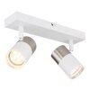 Lámparas Globo Lighting Brisbon Plafones, Spot techo, Apliques, Spot de pared Blanca, 2 luces