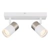 Lámparas Globo Lighting Brisbon Plafones, Spot techo, Apliques, Spot de pared Blanca, 2 luces