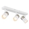 Lámparas Globo Lighting Brisbon Plafones, Spot techo, Apliques, Spot de pared Blanca, 3 luces