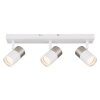 Lámparas Globo Lighting Brisbon Plafones, Spot techo, Apliques, Spot de pared Blanca, 3 luces