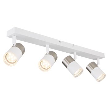 Lámparas Globo Lighting Brisbon Plafones, Spot techo, Apliques, Spot de pared Blanca, 4 luces