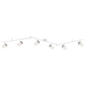 Lámparas Globo Lighting Brisbon Plafones, Spot techo, Apliques, Spot de pared Blanca, 6 luces