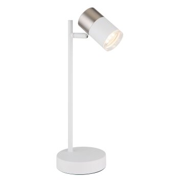 Lámparas Globo Lighting Brisbon Lámparas de mesa Blanca, 1 luz