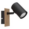 Lámparas Globo Lighting Linca Plafones, Spot techo, Apliques, Spot de pared Crudo, Negro, 1 luz