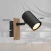 Lámparas Globo Lighting Linca Plafones, Spot techo, Apliques, Spot de pared Crudo, Negro, 1 luz