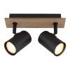 Lámparas Globo Lighting Linca Plafones, Spot techo, Apliques, Spot de pared Crudo, Negro, 2 luces