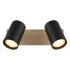 Lámparas Globo Lighting Linca Plafones, Spot techo, Apliques, Spot de pared Crudo, Negro, 2 luces