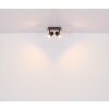 Lámparas Globo Lighting Linca Plafones, Spot techo, Apliques, Spot de pared Crudo, Negro, 2 luces