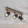 Lámparas Globo Lighting Linca Plafones, Spot techo, Apliques, Spot de pared Crudo, Negro, 3 luces