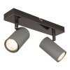 Lámparas Globo Lighting Robby Plafones, Spot techo, Apliques, Spot de pared Cromo, Negro, 2 luces