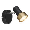 Lámparas Globo Lighting Mason Plafones, Spot techo, Apliques, Spot de pared Cromo, Negro, 1 luz