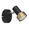 Lámparas Globo Lighting Mason Plafones, Spot techo, Apliques, Spot de pared Cromo, Negro, 1 luz