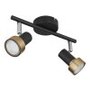 Lámparas Globo Lighting Mason Plafones, Spot techo, Apliques, Spot de pared Cromo, Negro, 2 luces