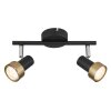 Lámparas Globo Lighting Mason Plafones, Spot techo, Apliques, Spot de pared Cromo, Negro, 2 luces