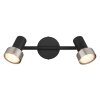 Lámparas Globo Lighting Mason Plafones, Spot techo, Apliques, Spot de pared Cromo, Negro, 2 luces