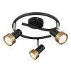 Lámparas Globo Lighting Mason Plafones, Spot techo, Apliques, Spot de pared Cromo, Negro, 3 luces