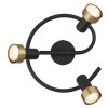 Lámparas Globo Lighting Mason Plafones, Spot techo, Apliques, Spot de pared Cromo, Negro, 3 luces