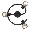 Lámparas Globo Lighting Mason Plafones, Spot techo, Apliques, Spot de pared Cromo, Negro, 3 luces