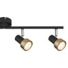 Lámparas Globo Lighting Mason Plafones, Spot techo, Apliques, Spot de pared Cromo, Negro, 4 luces