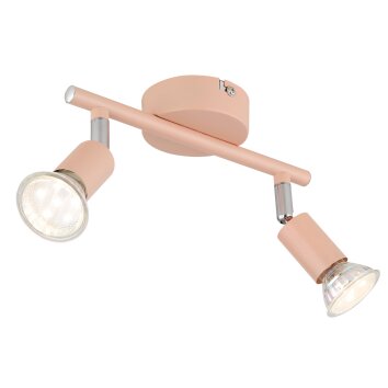 Lámparas Globo Lighting Matrix Plafones, Spot techo, Apliques, Spot de pared Rosa, 2 luces