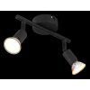 Lámparas Globo Lighting Matrix Plafones, Spot techo, Apliques, Spot de pared Negro, 2 luces