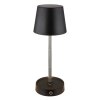 Lámparas Globo Lighting Carlos Lámparas de mesa LED Cromo, Negro, 1 luz