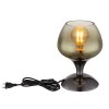 Lámparas Globo Lighting Maxy Lámparas de mesa Cromo, Negro, 1 luz