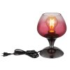 Lámparas Globo Lighting Maxy Lámparas de mesa Cromo, Negro, 1 luz