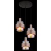 Lámparas Globo Lighting Milley Lámparas suspendidas Negro, 3 luces