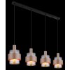 Lámparas Globo Lighting Milley Lámparas suspendidas Negro, 4 luces