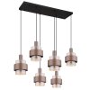 Lámparas Globo Lighting Milley Lámparas suspendidas Negro, 6 luces