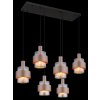 Lámparas Globo Lighting Milley Lámparas suspendidas Negro, 6 luces