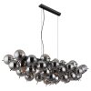 Lámparas Globo Lighting Udo Lámparas suspendidas Negro, 6 luces