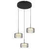 Lámparas Globo Lighting Fogsy Lámparas suspendidas LED Negro, 1 luz