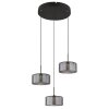 Lámparas Globo Lighting Fogsy Lámparas suspendidas LED Negro, 1 luz