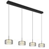 Lámparas Globo Lighting Fogsy Lámparas suspendidas LED Negro, 1 luz