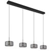 Lámparas Globo Lighting Fogsy Lámparas suspendidas LED Negro, 1 luz