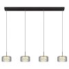 Lámparas Globo Lighting Fogsy Lámparas suspendidas LED Negro, 1 luz